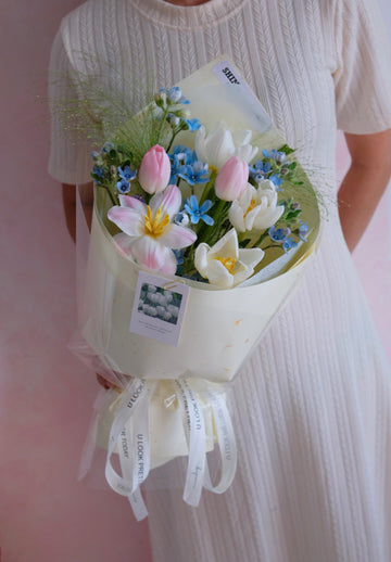 Bó Hoa Tulip mix - Hoa Tươi Sóc Trang