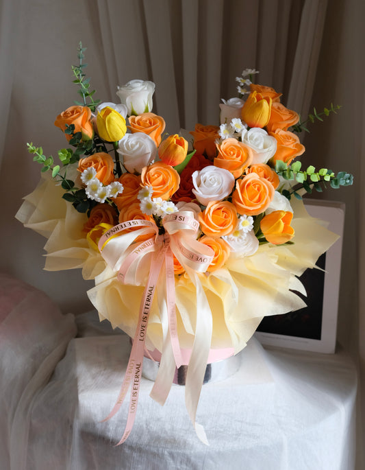 Hộp Hoa Sáp 13 - Hoa Tươi Sóc Trăng