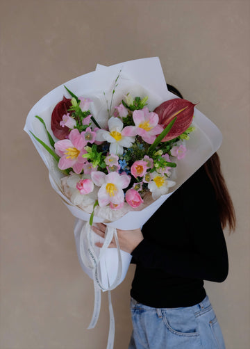 Bó Hoa Tulip Hồng - Hoa Tươi Sóc Trăng