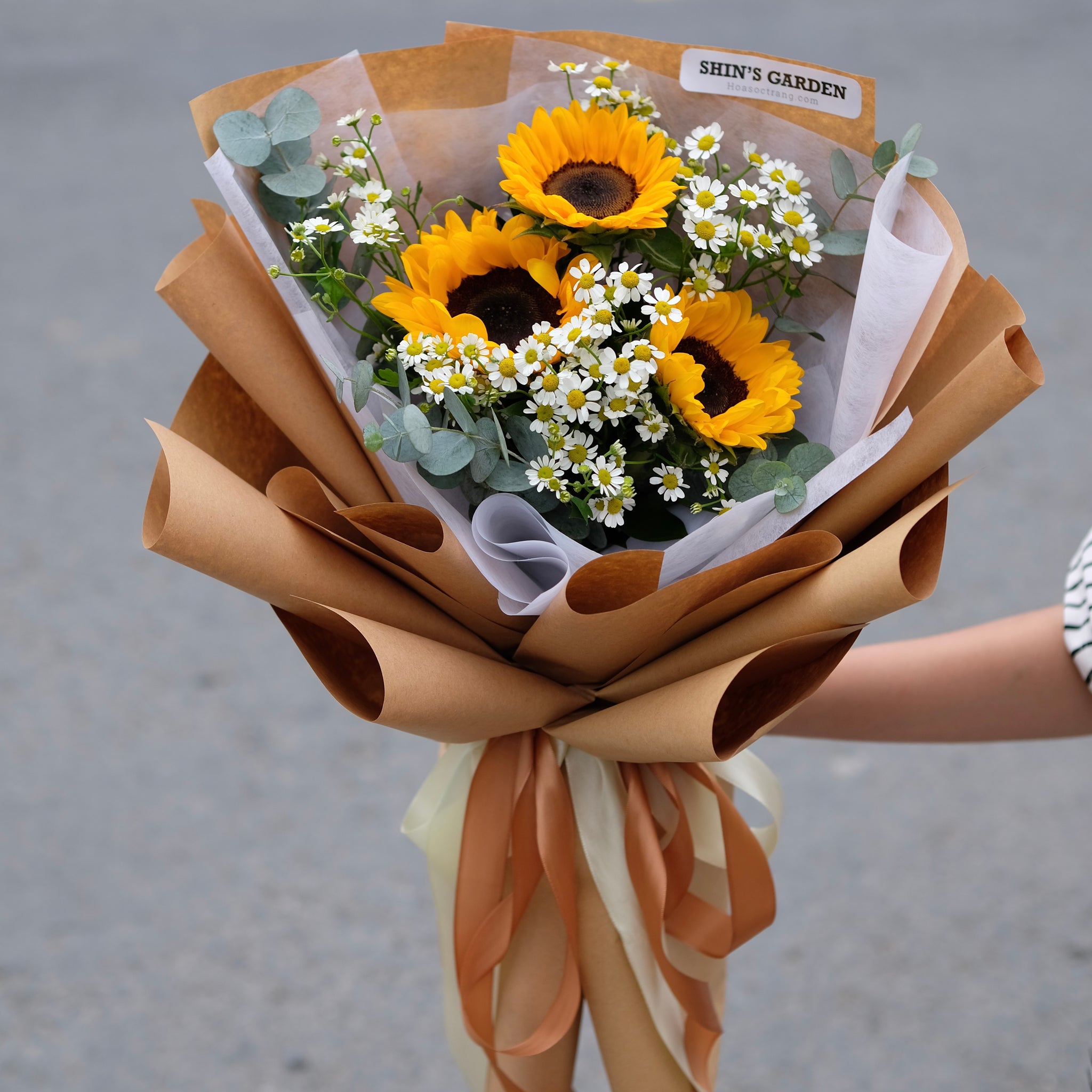 Bó Hoa Hướng Dương Tiny - Hoa Tươi Sóc Trăng