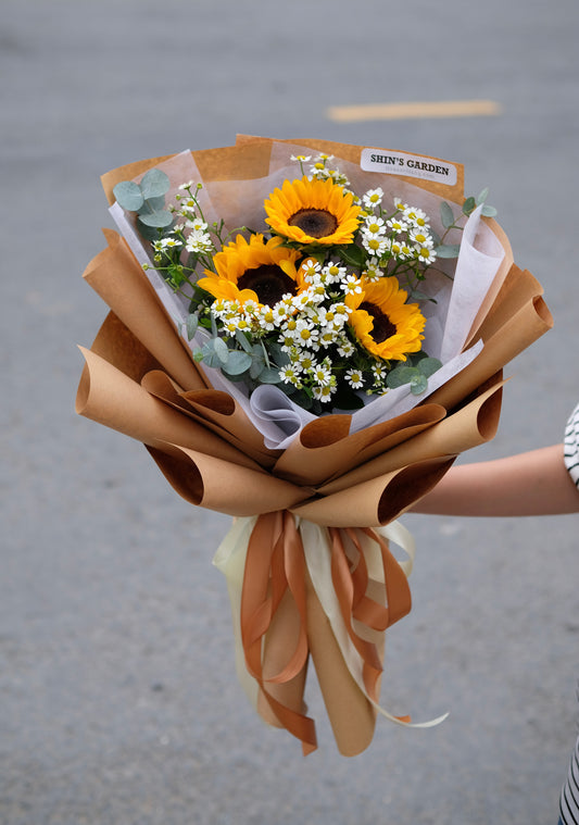 Bó Hoa Hướng Dương Tiny - Hoa Tươi Sóc Trăng