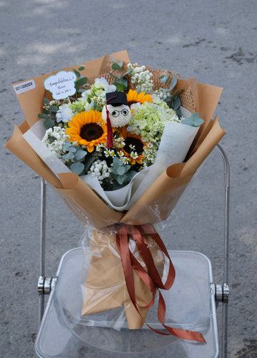 Bó Hoa Hướng Dương mix - Hoa Tươi Sóc Trăng
