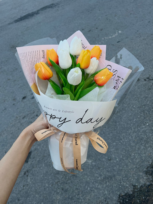 Bó Hoa Tulip Sáp 02 - Hoa Tươi Sóc Trăng