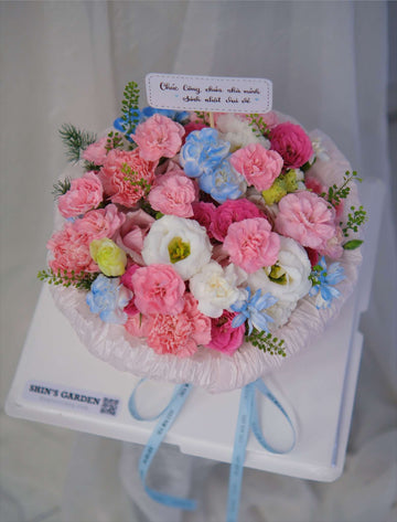 Box Hoa Bánh Kem 01 - Hoa Tươi Sóc Trăng