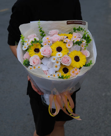 Bó Hoa Sáp Hướng Dương - Hoa Tươi Sóc Trăng