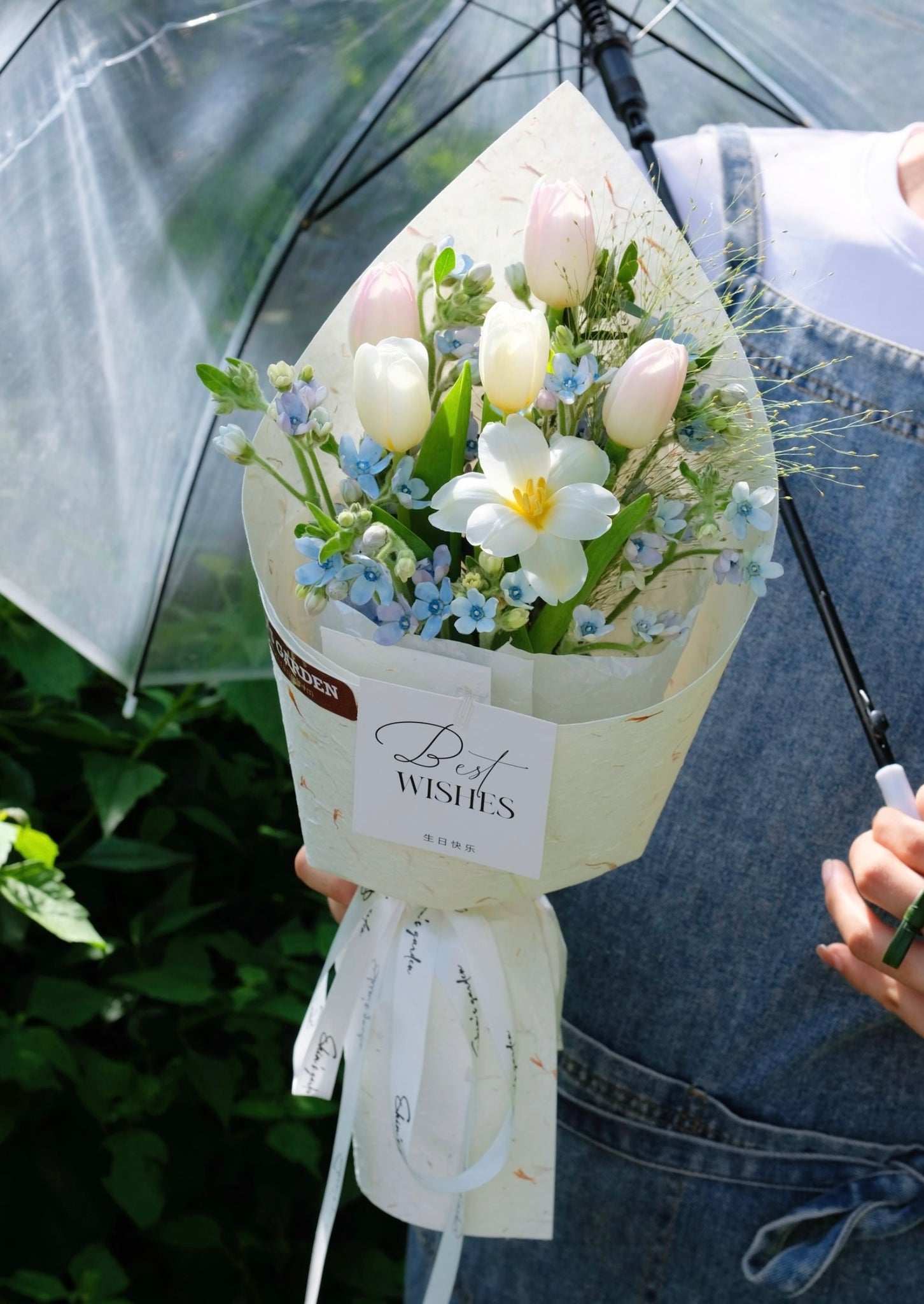 Bó Hoa Tulip mix Lam tinh