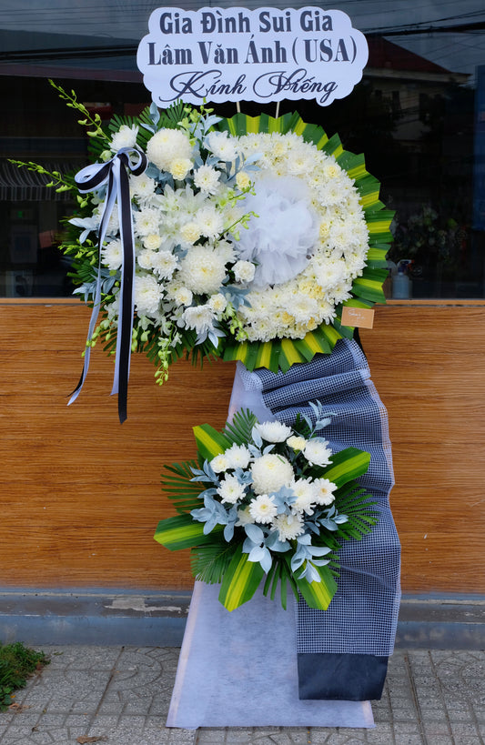 Kệ Chia Buồn 62 - Hoa Tươi Sóc Trăng