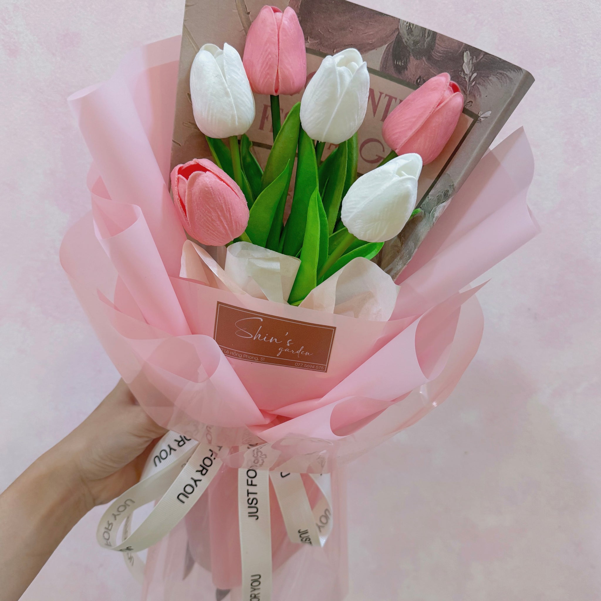 Bó Hoa Tulip Sáp Tiny - Hoa Tươi Sóc Trăng