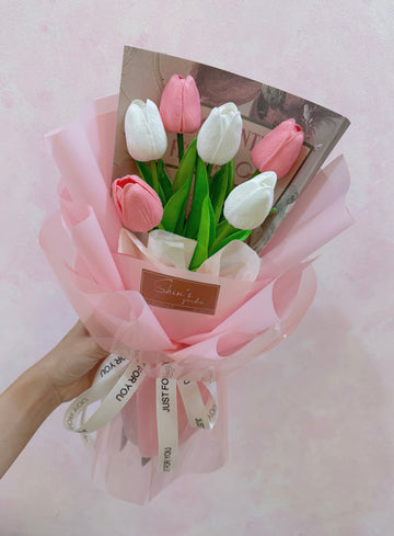 Bó Hoa Tulip Sáp Tiny - Hoa Tươi Sóc Trăng